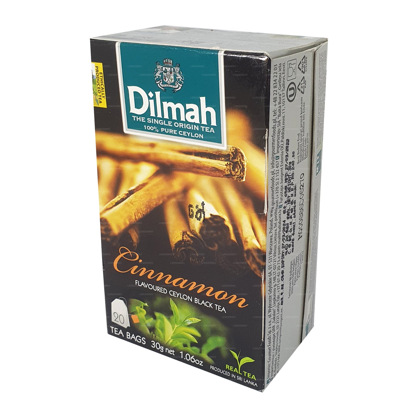 Dilmah karamelli maitsestatud tee (40g) 20 teekotti