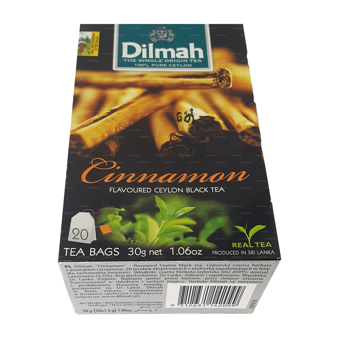 Dilmah karamelli maitsestatud tee (40g) 20 teekotti