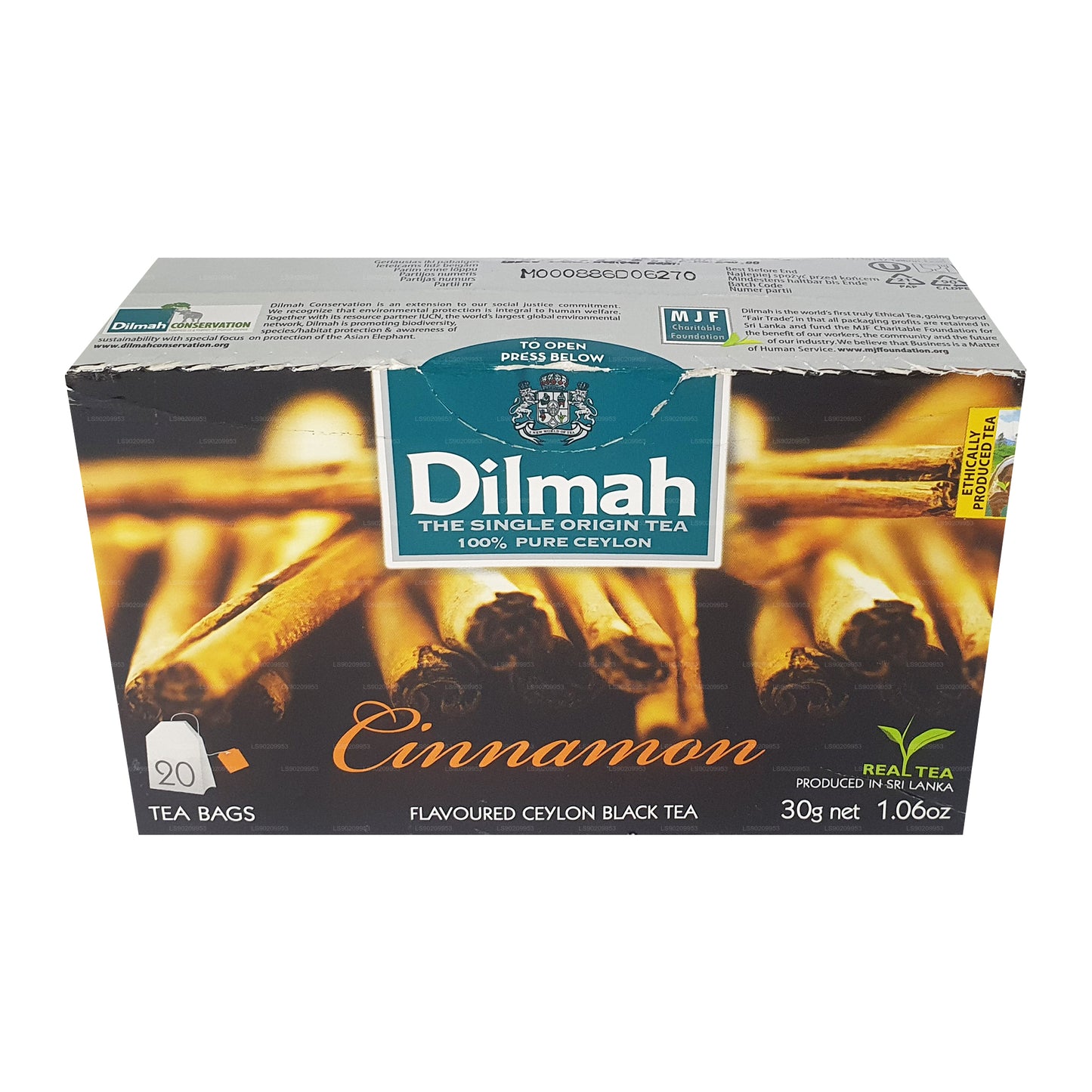 Dilmah karamelli maitsestatud tee (40g) 20 teekotti