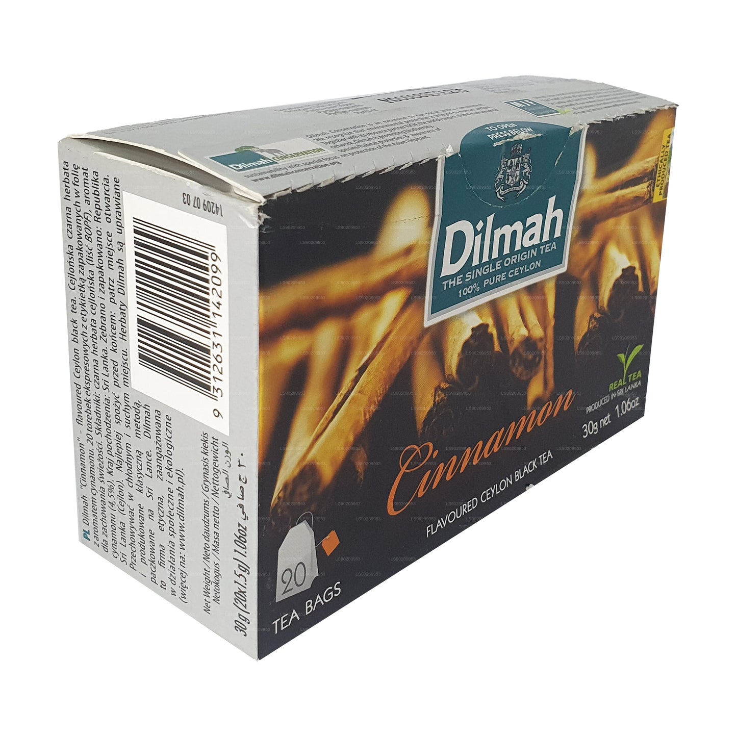 Dilmah karamelli maitsestatud tee (40g) 20 teekotti