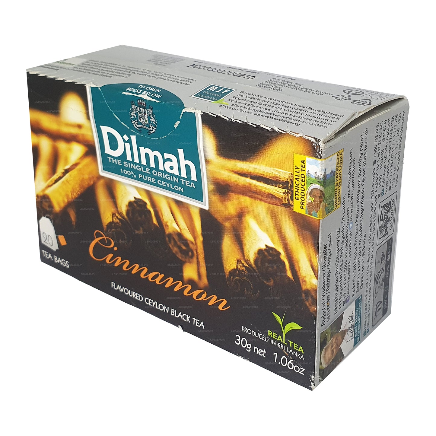 Dilmah karamelli maitsestatud tee (40g) 20 teekotti