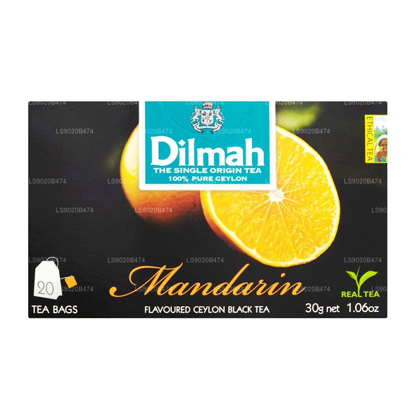 Dilmah Mandariini maitsestatud tee (30g) 20 teekotti
