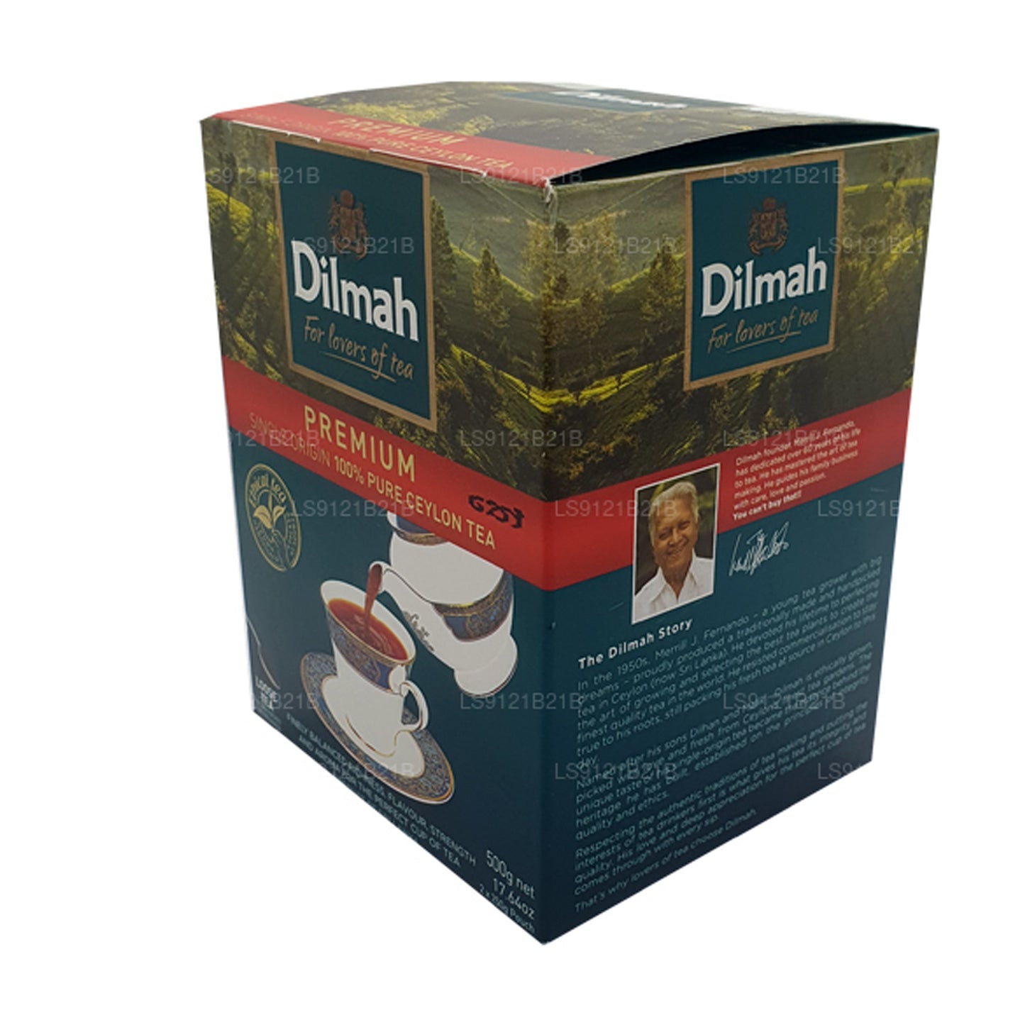Dilmah Premium Tseiloni lehttee (125g)