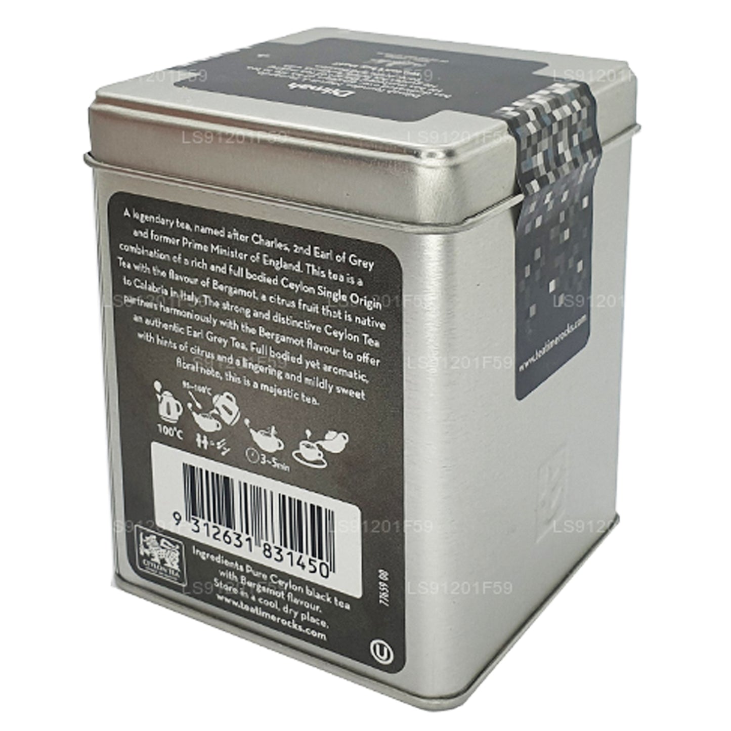 Dilmah T-seeria originaal Earl Grey Lahtine Tea (100g)