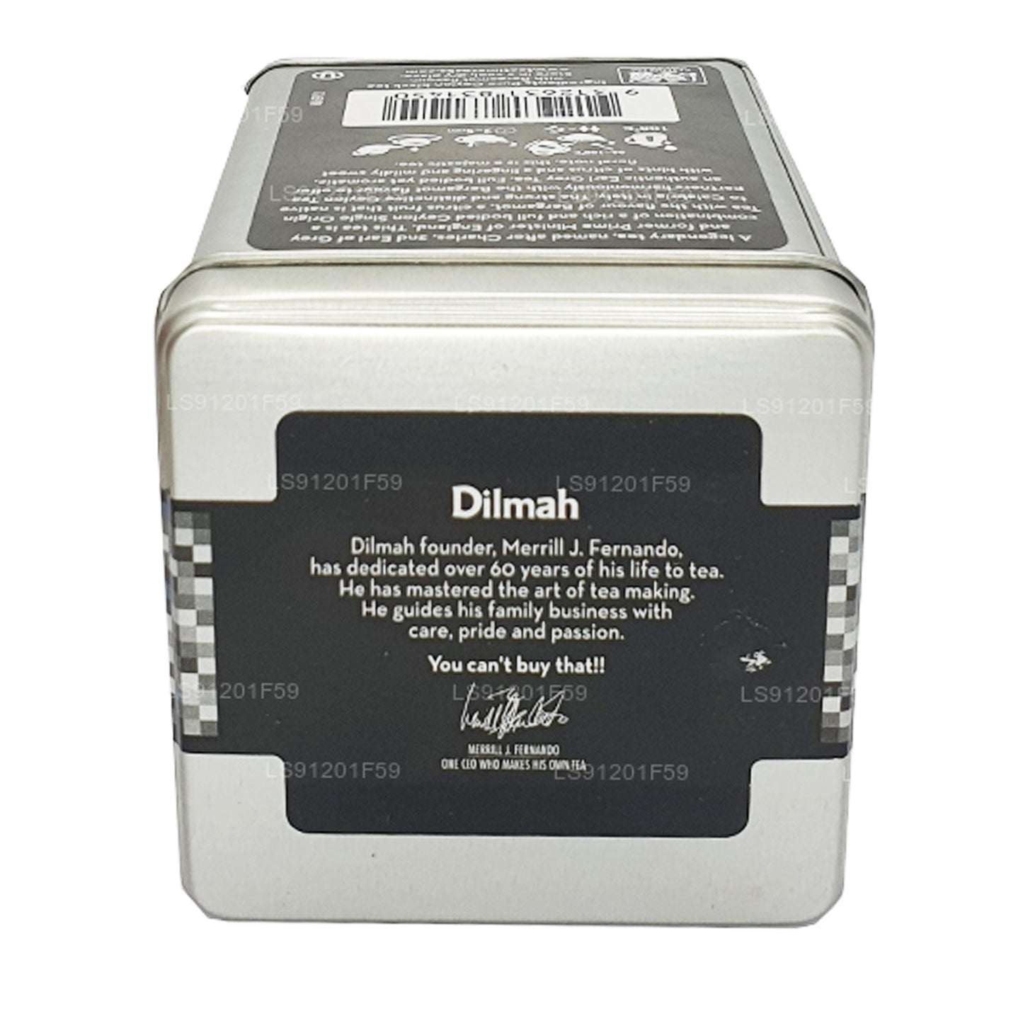 Dilmah T-seeria originaal Earl Grey Lahtine Tea (100g)