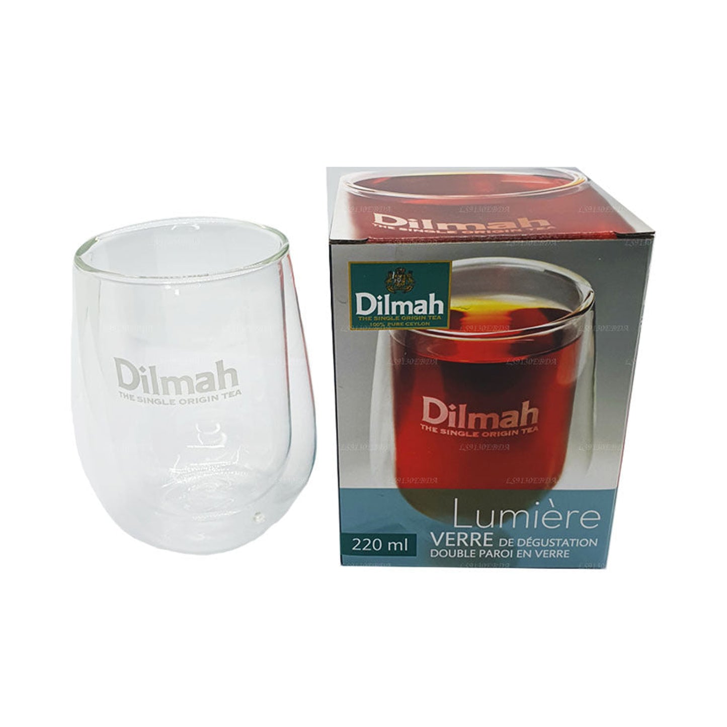 Dilmah Lumiere Kahekordne seinaklaas (220ml)