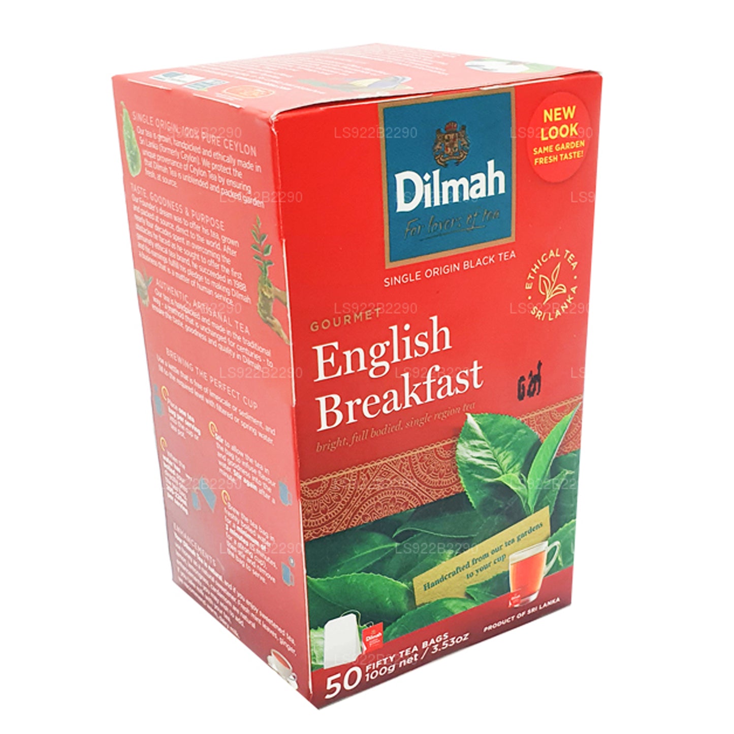 Dilmah English Breakfast Tea, 50 teekotti (100g)