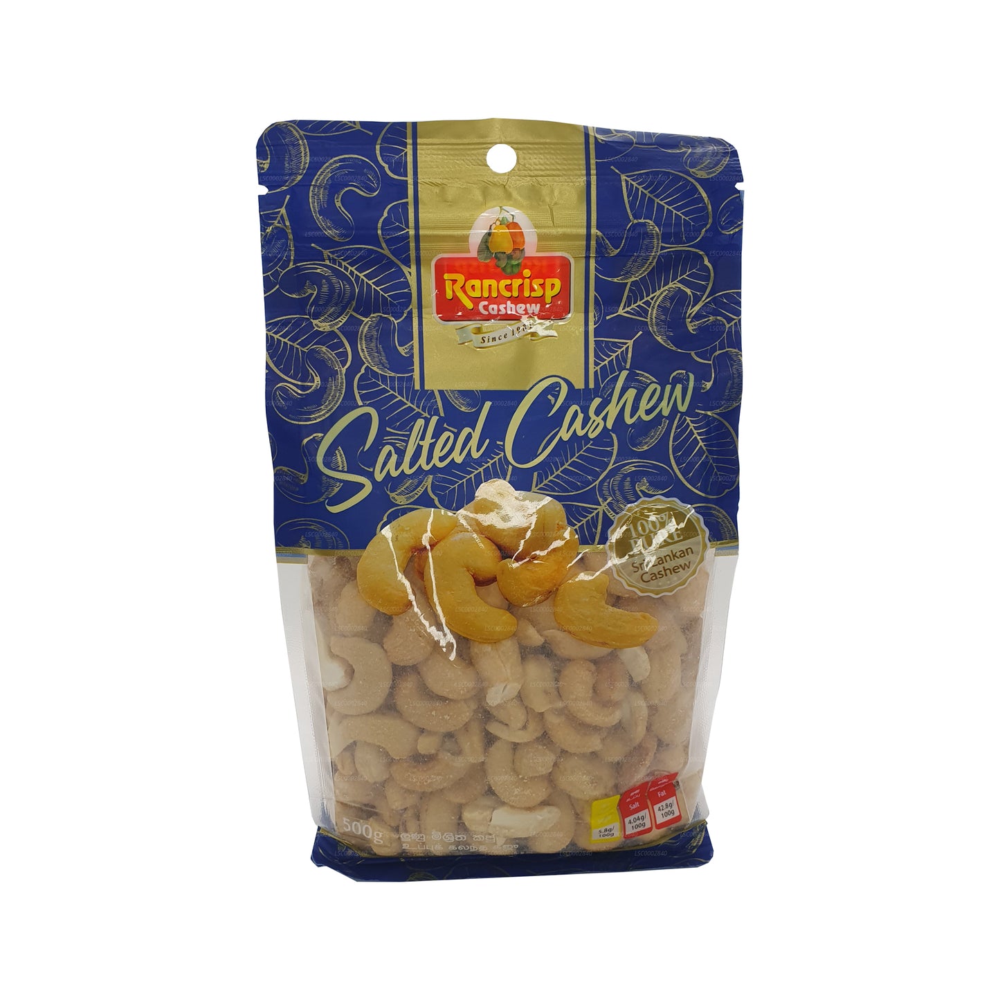 Rancrisp soolatud kašupähklid (500g)