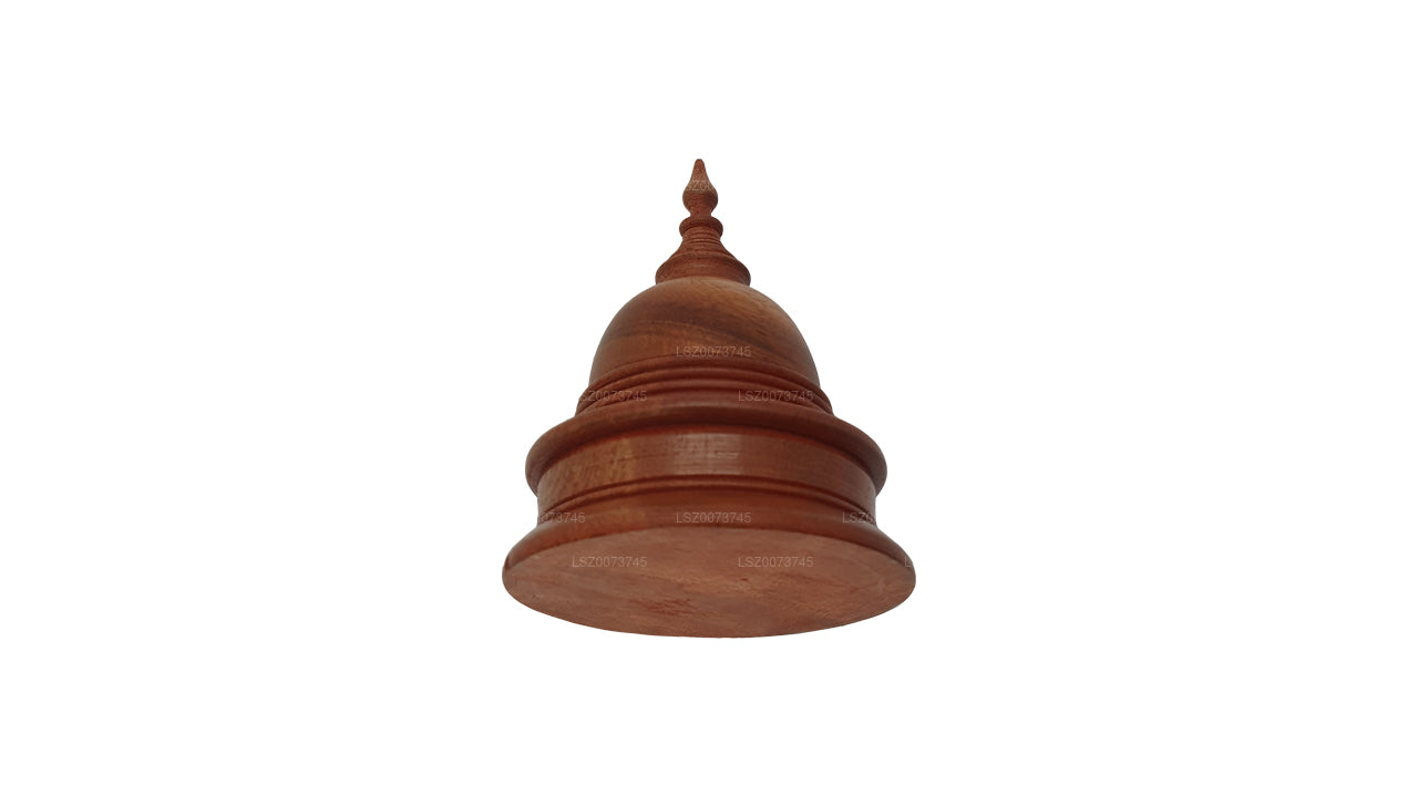 Buddha Stupas Wood Color (H-4 tolli W-3 tolli)