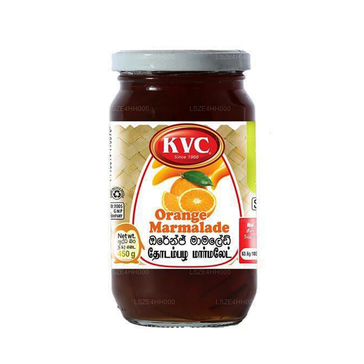 KVC Jam Oranž Marmelaad (450g)