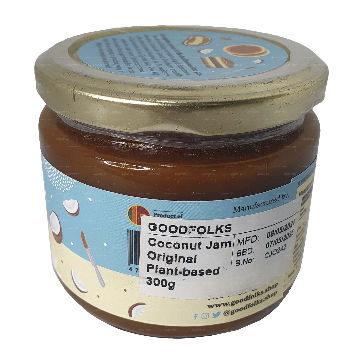 Goodfolks looduslik kookospähkli moos (330g)