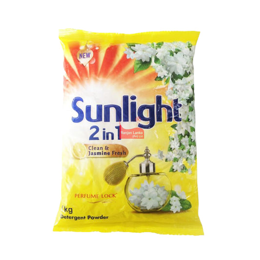 Sunlight Clean ja Jasmine värske pesuvahendipulber (1kg)