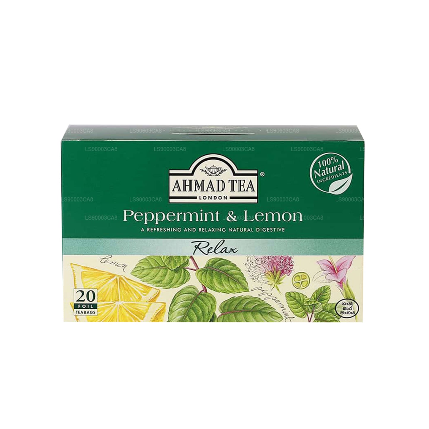 Ahmad Tea Piparmünt & Sidrun (30g) 20 fooliumist teekott