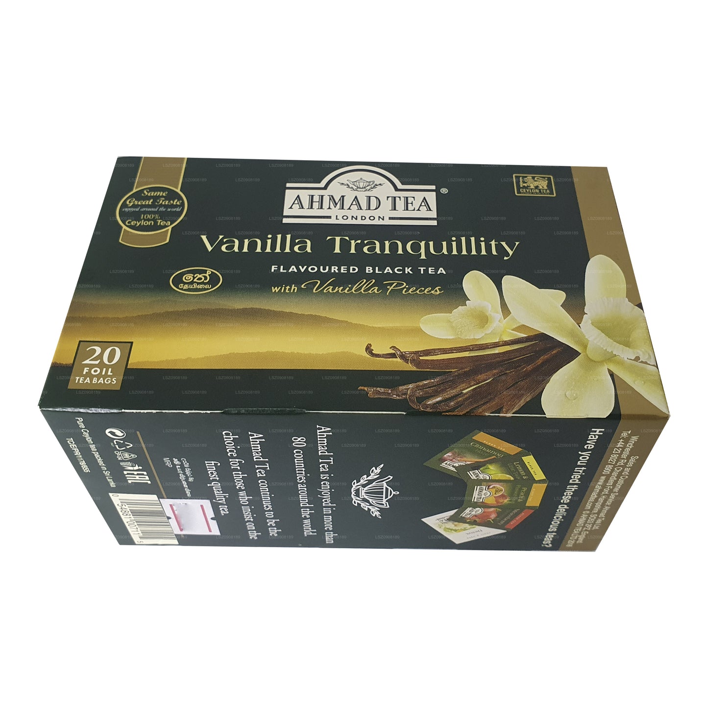 Ahmad tee Vanilla Tranquility 20 foolium tee kotid (40g)