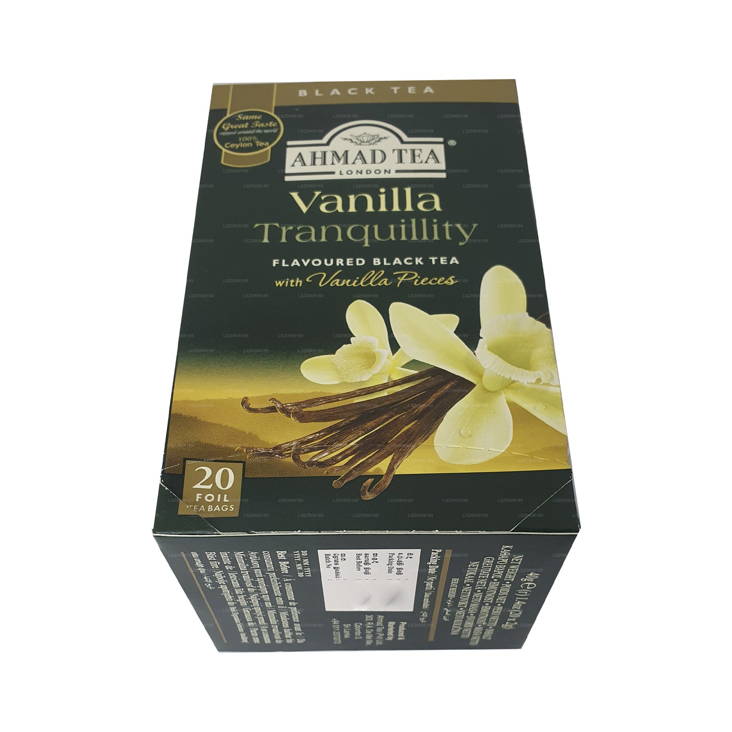 Ahmad tee Vanilla Tranquility 20 foolium tee kotid (40g)