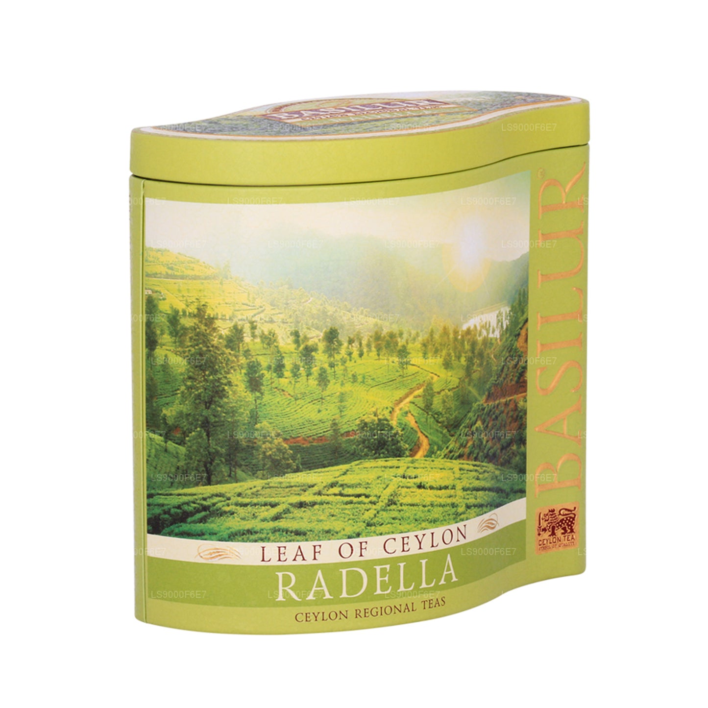 Basiluri Tseiloni leht „Radella roheline tee” (100g) Caddy