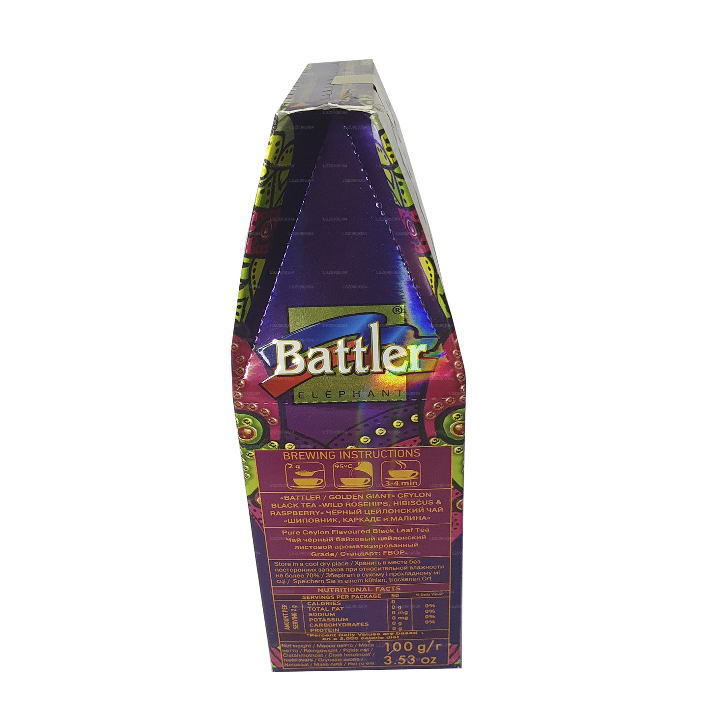 Battler Wild Rosehip Hibiscus Vaarika lahtine tee (100g) karp