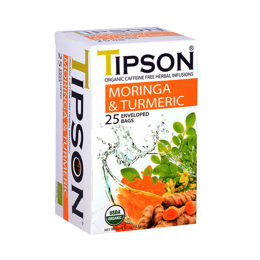 Tipson Tee Orgaaniline Moringa ja kurkum (37,5g)
