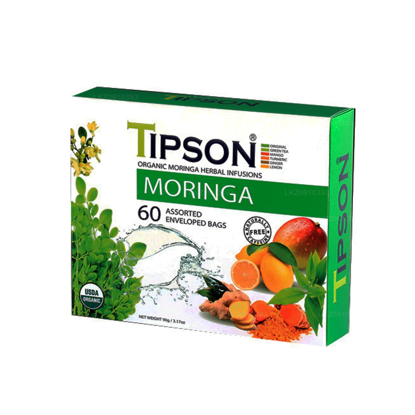 Tipson Tee Orgaaniline Moringa Erinevad (90g)