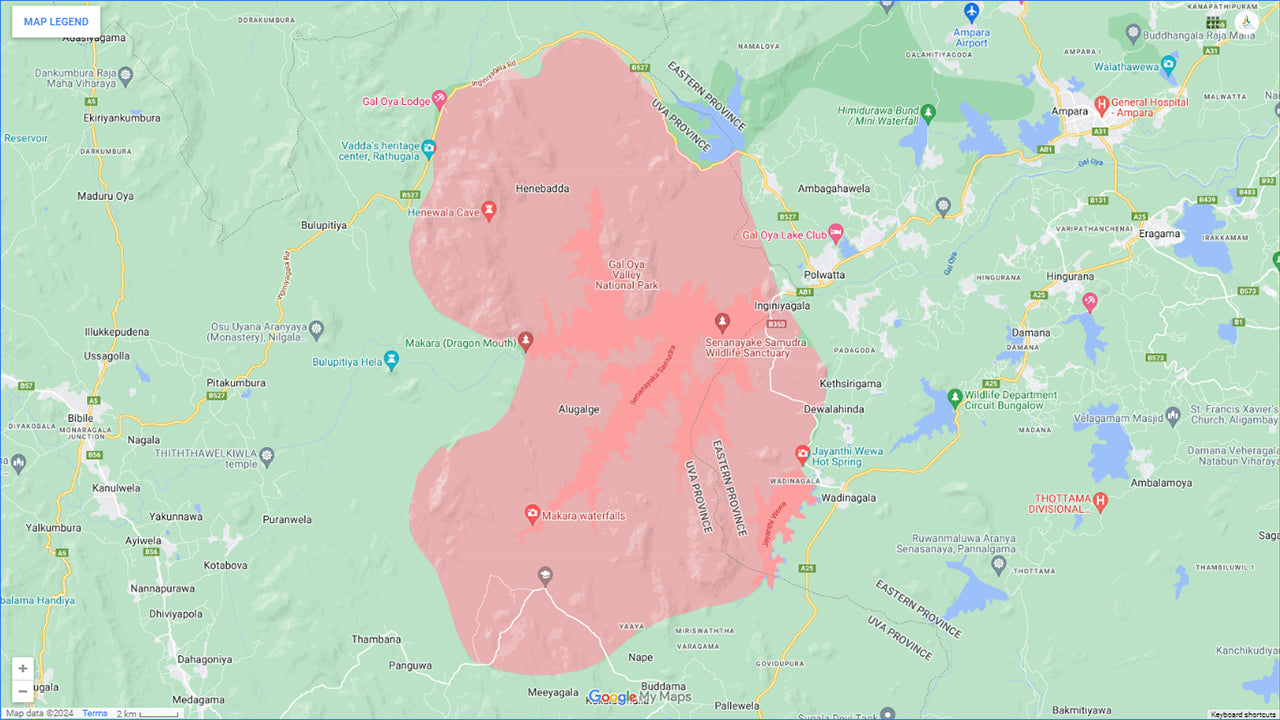 Gal Oya rahvuspargi sissepääsupiletid