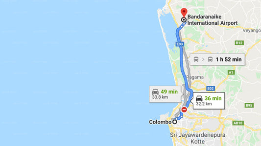 Colombo lennujaam (CMB) - Colombo City Privaatne transfeer Toyota Prado limusiiniga