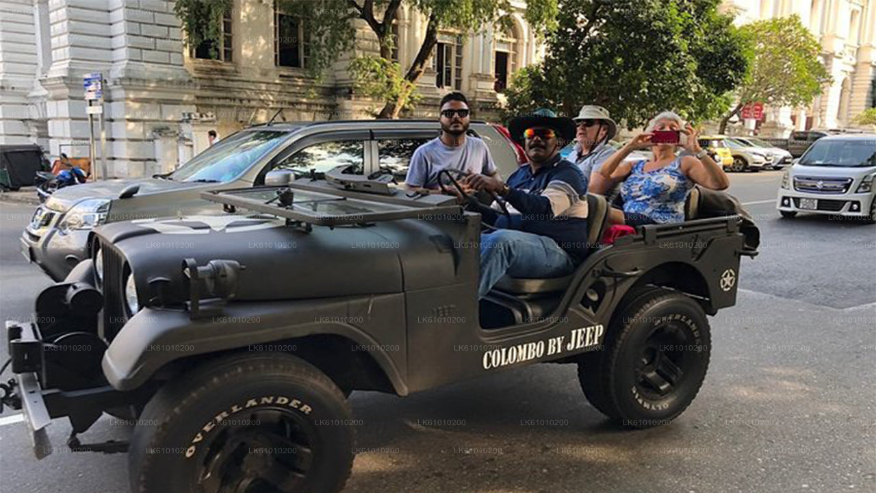 Colombo linnaekskursioon sõja jeep