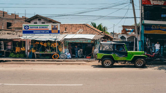 Colombo linnaekskursioon Land Rover seeria 1 Jeep Colombo sadamast