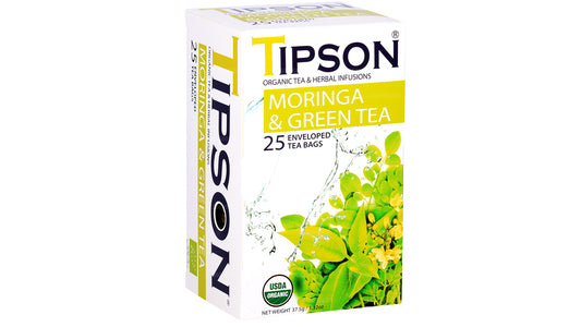 Tipson Tea Organic Moringa & Green Tea (37.5g)