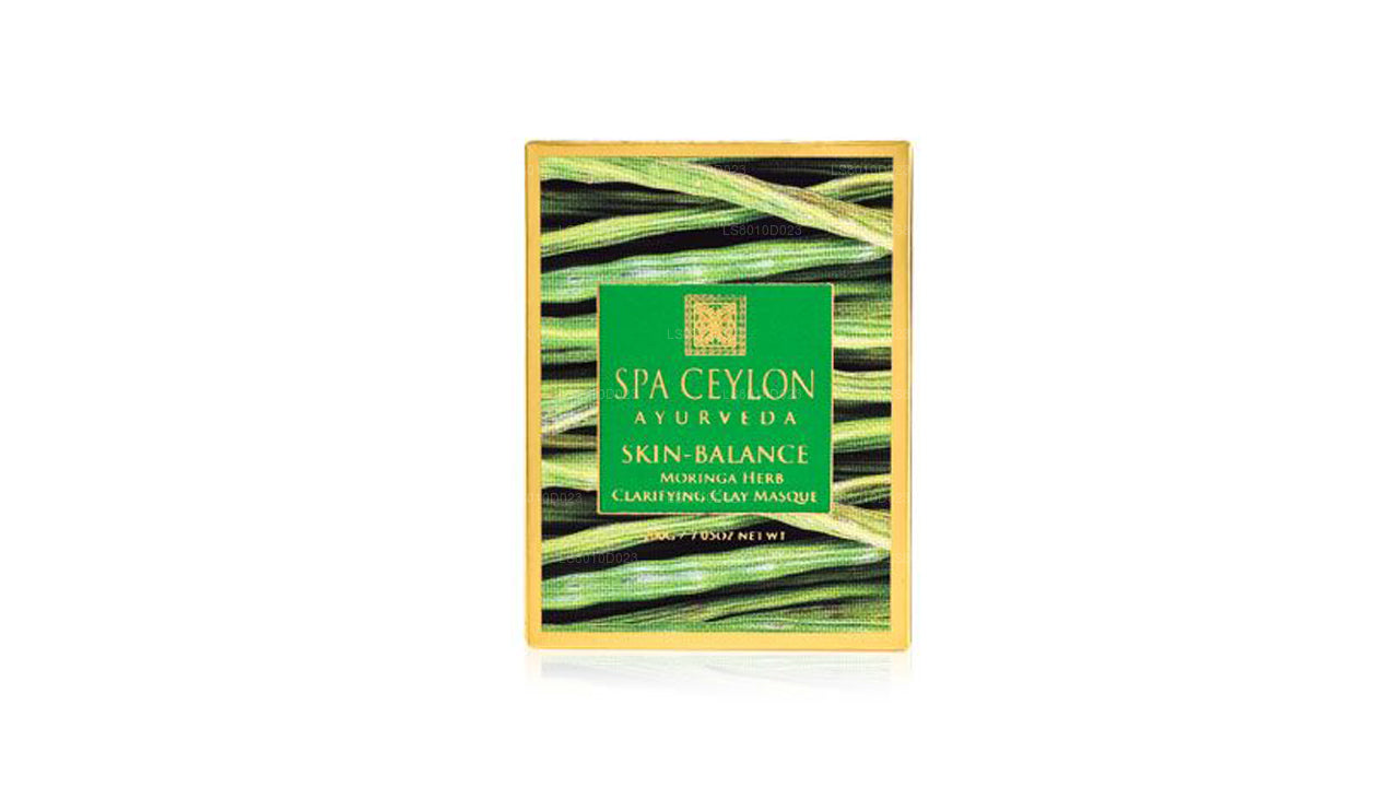 Spa Tseiloni naha tasakaalu Moringa Herb kergendada savi mask (200g)