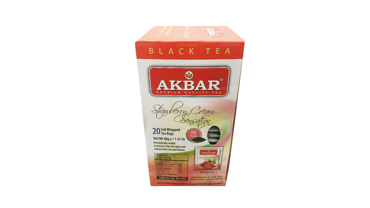 Akbar Strawberry Cream Sensation (40g) 20 Teekotid