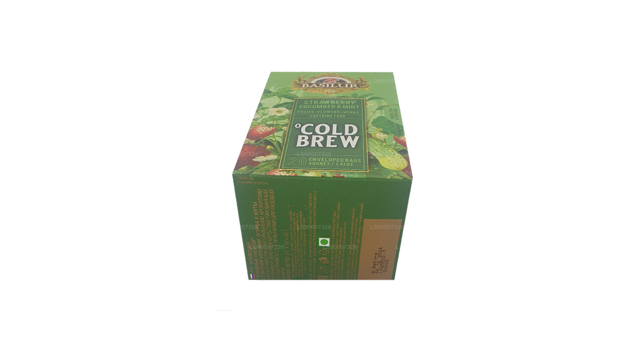 Basilur Cold Brew „Maasika kurk ja piparmünt” (40g) Karp