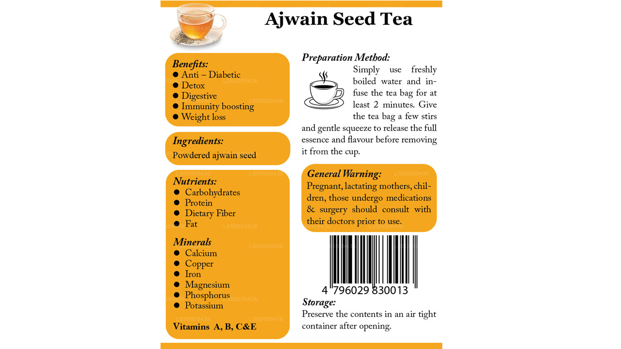 Lifetone Ajwain Seed Tea (30g)