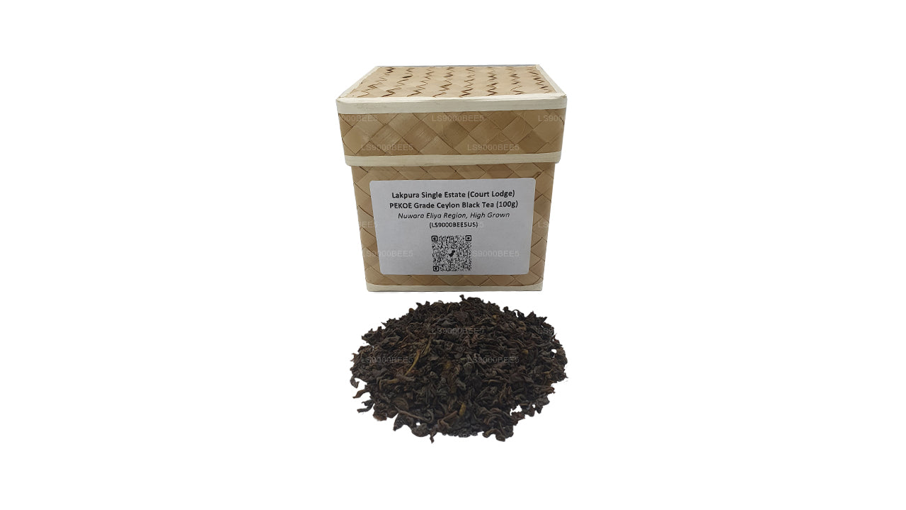 Lakpura Single Estate (Kohus Lodge) PEKOE Hinne Tseiloni must tee (100g)