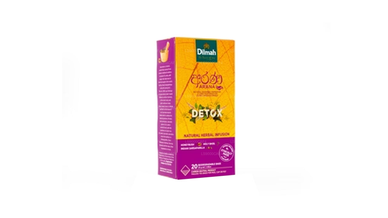 Dilmah Arana Detox looduslik taimne infusioon (20 siltideta tee kotid)