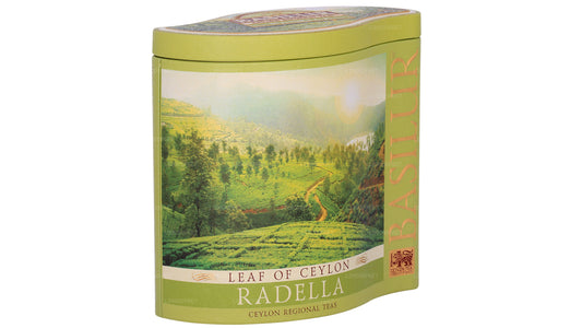 Basiluri Tseiloni leht „Radella roheline tee” (100g) Caddy