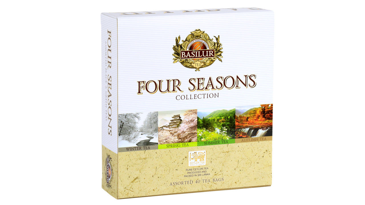 Basilur „Four Seasons Assorted” (70g) 40 ümbrisega teekotid