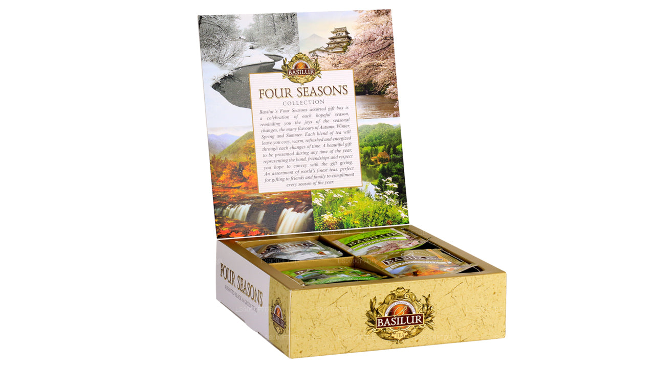 Basilur „Four Seasons Assorted” (70g) 40 ümbrisega teekotid