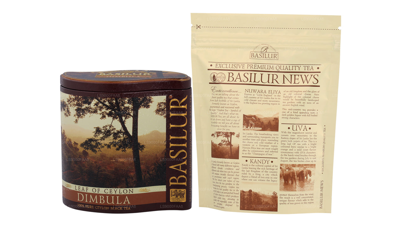 Basiluri Leht Tseiloni „Dimbula” (100g) Caddy