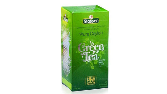 Stassen Pure Ceylon Orgaaniline roheline tee (50g) 25 teekotti