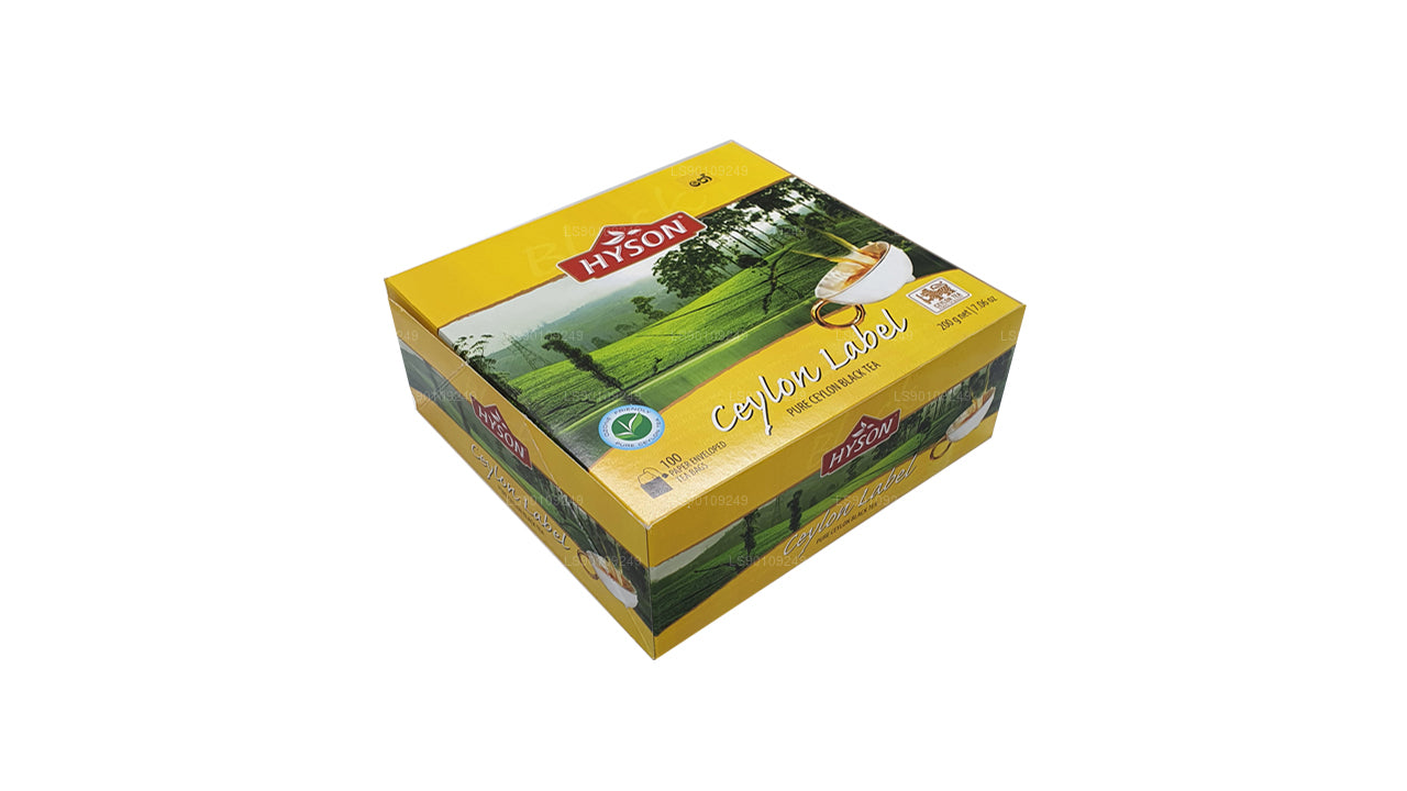 Hyson Ceylon Label BOPF (200g) 100 teekotid