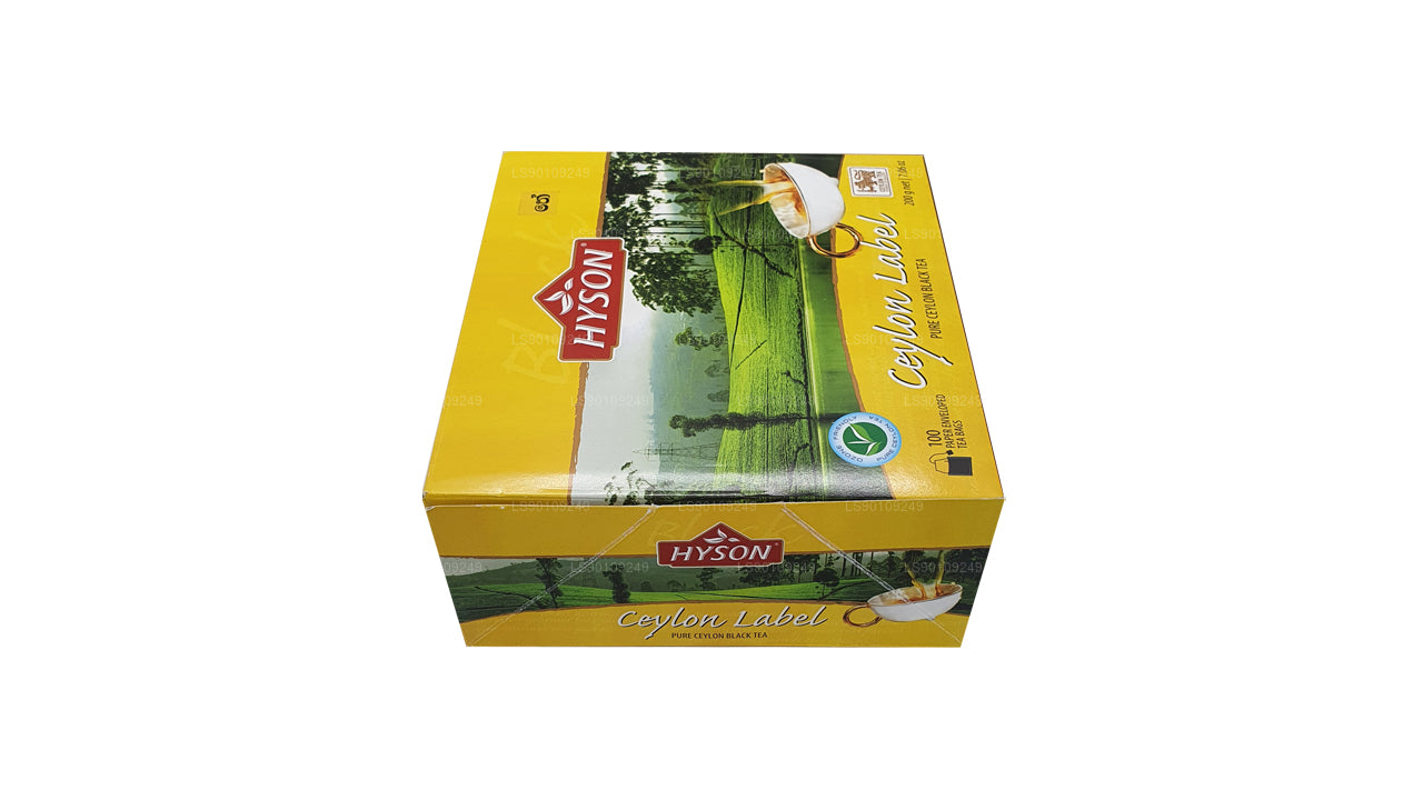 Hyson Ceylon Label BOPF (200g) 100 teekotid