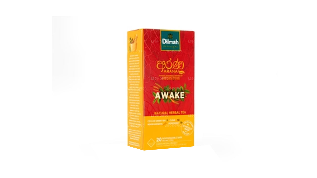 Dilmah Arana Awake looduslik taimne roheline tee (20 tagless tee kotid)