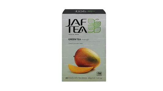 Jaf Tea Pure Green Collection Green Tea Mango Foolium Envelop Tee kotid (40g)