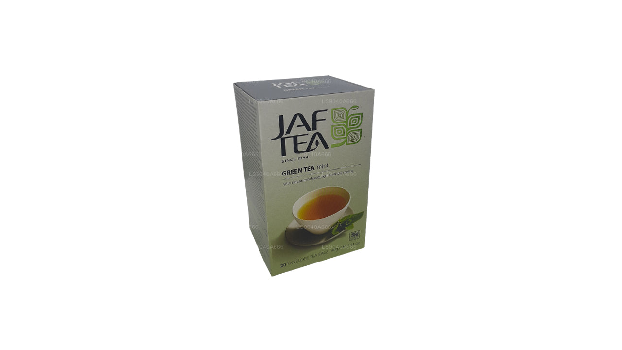 Jaf Tea Pure Green Collection Green Tea Mint Foolium Envelop Tee Kotid (40g)