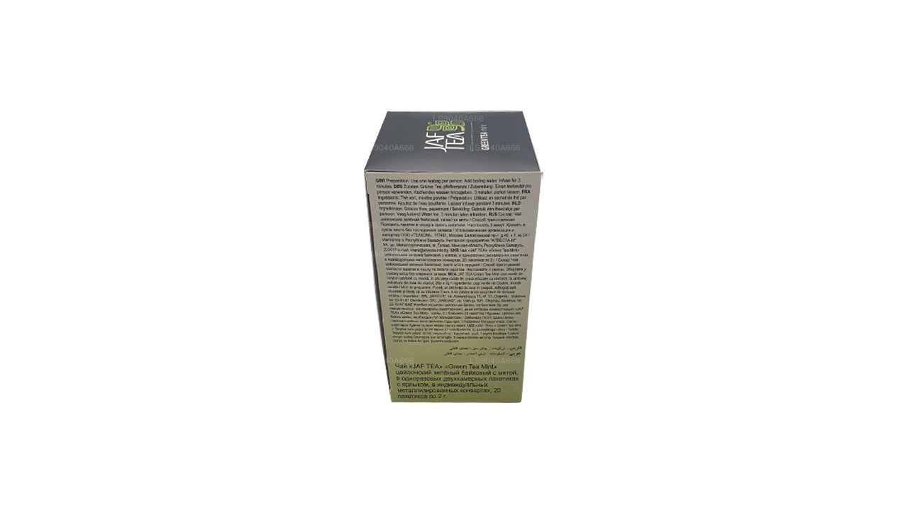 Jaf Tea Pure Green Collection Green Tea Mint Foolium Envelop Tee Kotid (40g)