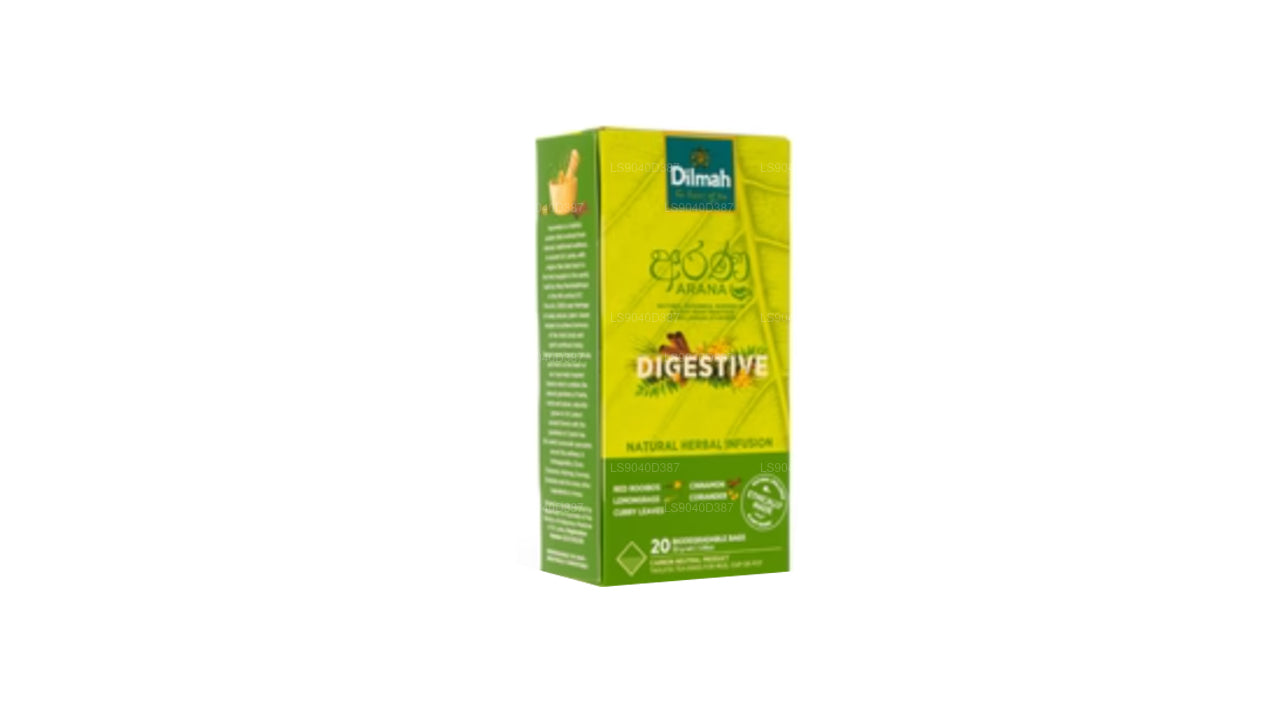 Dilmah Arana Digestive Red Rooibos looduslik taimne infusioon (20 siltideta tee kotid)