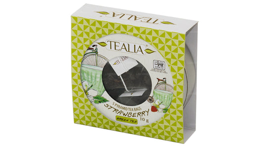 Tealia Strawberry - 5 Pyramid Tea Bags (10g)