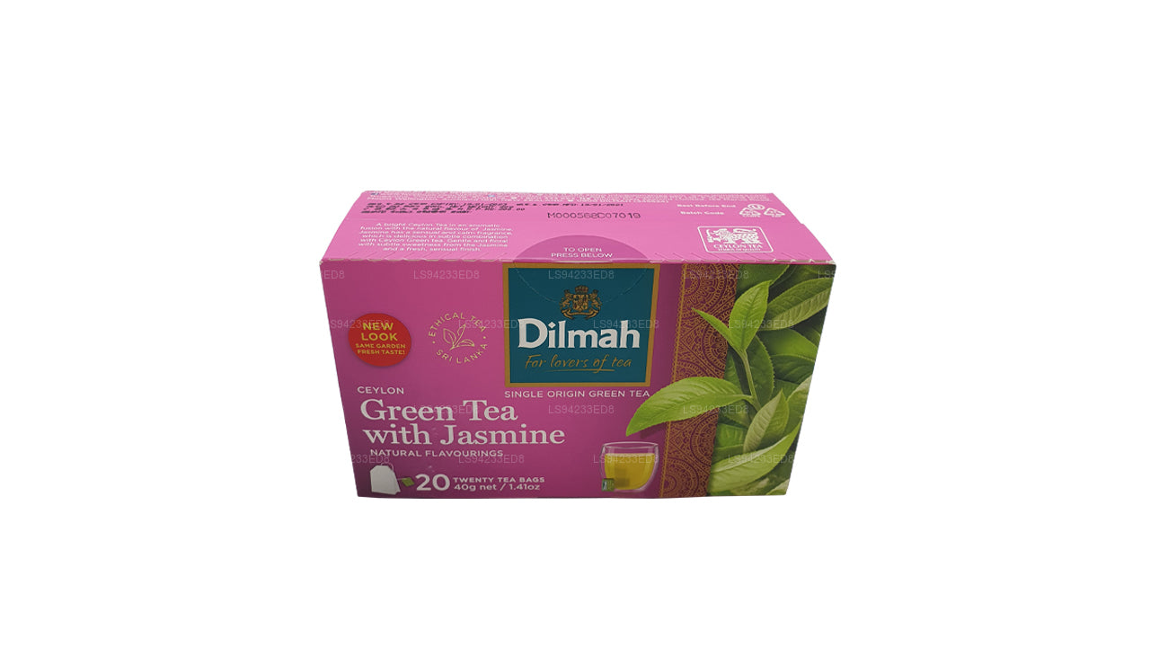 Dilmah Tseiloni roheline tee jasmiiniga (40g) 20 teekotti